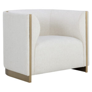 Larron Armchair - Rhea Light Barley / Fabric