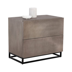 Lutana Nightstand - Ash Grey