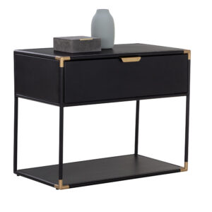 Doone Nightstand - Black