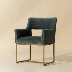 Greco Dining Armchair - Aura Teal / Fabric
