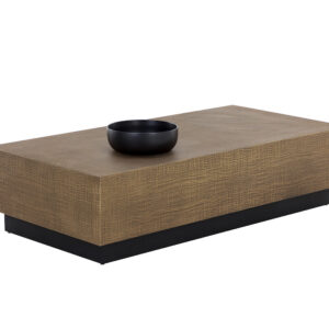 Albans Coffee Table - Antique Brass