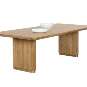 Kalla Dining Table - 96" - Rectangular - Rustic Oak