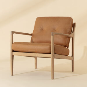 Gilmore Lounge Chair - Sahara Camel / Leather