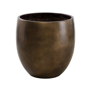 Aster Planter - Large - Round - Antique Bronze Look