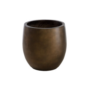Aster Planter - Small - Round - Antique Bronze Look