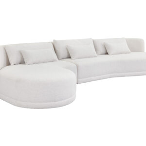 Laken Sofa Chaise - Laf - Copenhagen White / Fabric