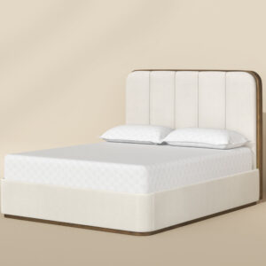 Jamille Bed - Eclipse White / Queen / Fabric