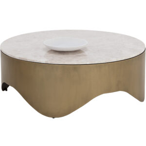 Guinevere Coffee Table - Antique Brass