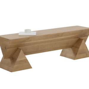 Gregor Bench - Rustic Oak