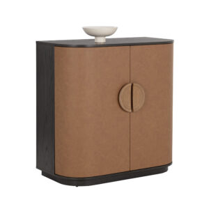 Dresden Bar Cabinet - Smoke Acacia