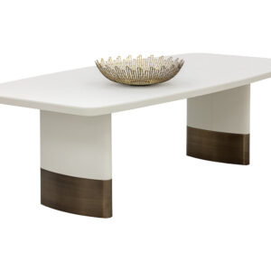 Calida Dining Table - 98" - Cream