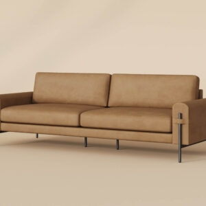 Camus Sofa - Ludlow Sesame / Leather