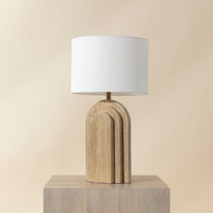 Ancona Table Lamp - Travertine