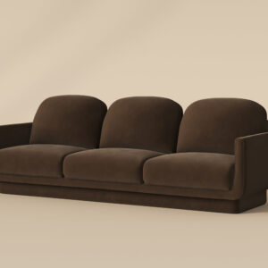 Everton Sofa - Meg Dark Brown / Fabric