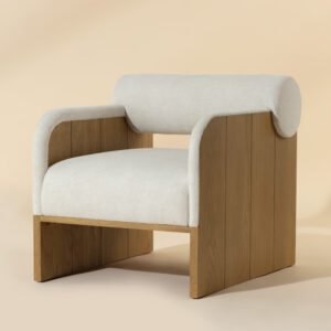Coburn Lounge Chair - Eclipse White / Fabric