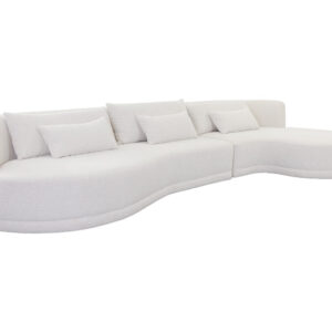 Laken Sofa Chaise - Raf - Copenhagen White / Fabric