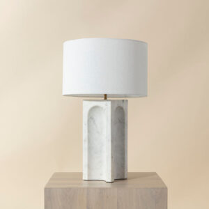 Rohe Table Lamp - White Marble