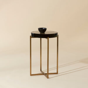 Sheena End Table - Smoked Glass