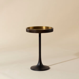 Tekoa End Table - Antique Brass