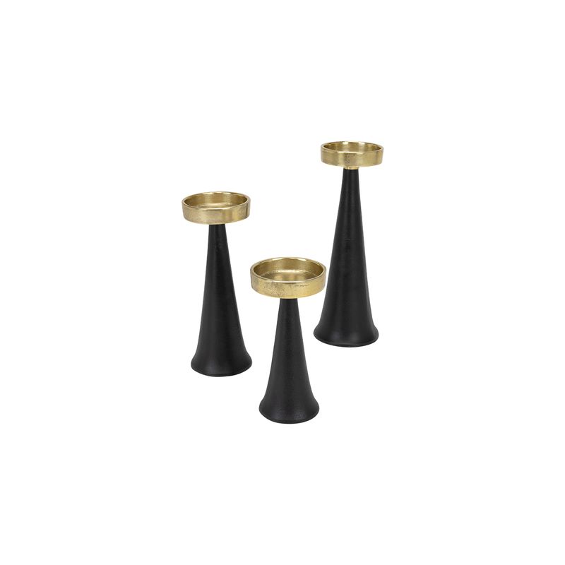 Attica Candleholders-Set 3 -SB - Imagen 4