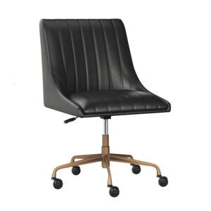 Halden Office Chair - Bravo Black / Faux Leather