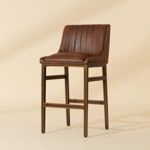 Halden Barstool - Bravo Cognac / Faux Leather
