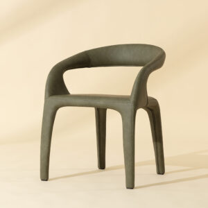 Atika Dining Armchair - Ivanhoe Pine / Faux Leather