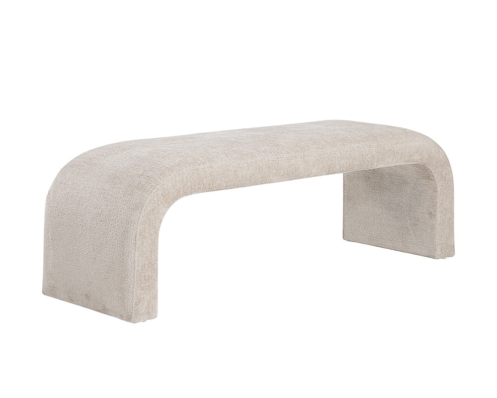 Nahara Bench - Bergen Taupe / Fabric