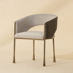 Jahara Dining Armchair - Meg Taupe / Porcini Taupe / Fabric