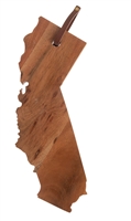Acacia Wood "California" Cutting Board - A - Natural