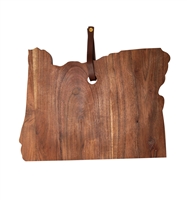 Acacia Wood "Oregon" Cutting Board - A - Natural
