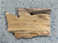 Acacia Wood "Washington" Cutting Board - A - Natural