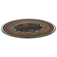 Sm. Glass Decorative Plate- A - A