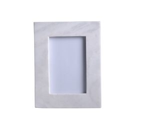 Marble Frame White 6 x 4 - WHITE