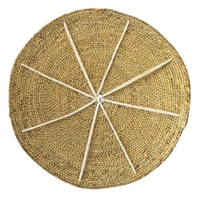 Seagrass Placemat 13Dia -A - Egg