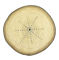 Wall Art Dcor Dia 27.50”- A - EGG & BLACK