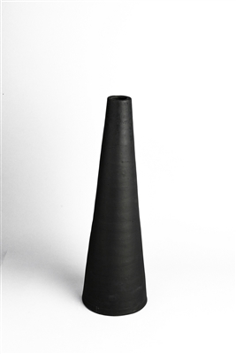 Terracotta Vase Natural Black Dia 4.33” - NATURAL BRUNT BLACK - NATURAL BRUNT BLACK - Imagen 2