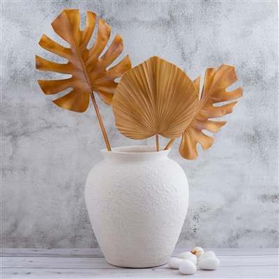 Paper Mache Pot Natural White Dia 12.20” - NATURAL WHITE - NATURAL WHITE - Imagen 6