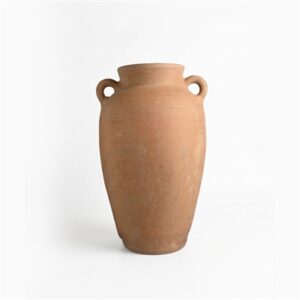 Terracotta Vase Natural H 16.3" & Dia 8.5"- ST - Natural