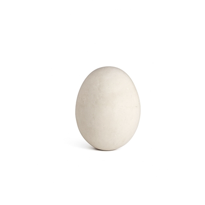 Paper Mache Egg Lg -A - White