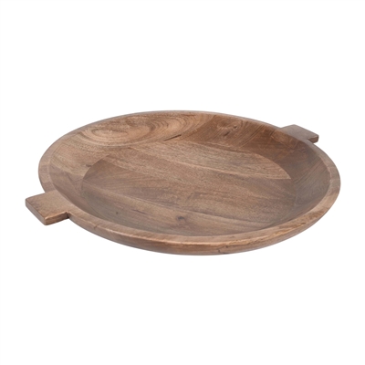 Brown Wooden Bowl Set of 2-ST - Brown - Imagen 6