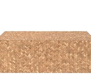 Reclaimed Teak Coffee Table-ST - Brown