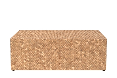 Reclaimed Teak Coffee Table-ST - Brown