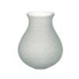 Glass Frosted Etched Bulb Vase- A - A