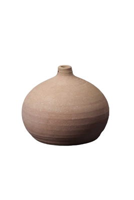 Terracotta Pot 15"Dia 17”H White- ST - White