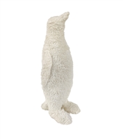 Med Knitted Boucle White Penguin Dia 8.3”- A - WHITE
