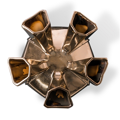 Vase Puyi Bronze- ST - Bronze - Imagen 2