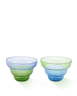 Snack Bowl Mizu Kiri Dark Blue Set 2- ST - Blue