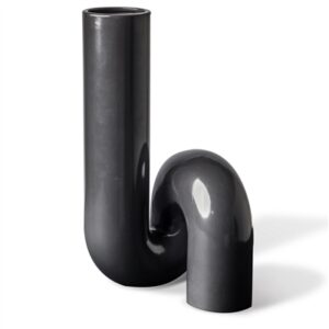 Vase Yourtube Black- ST - Black