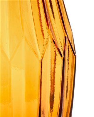 Vase Folds Glass Ochre M- ST - Ochre - Imagen 3